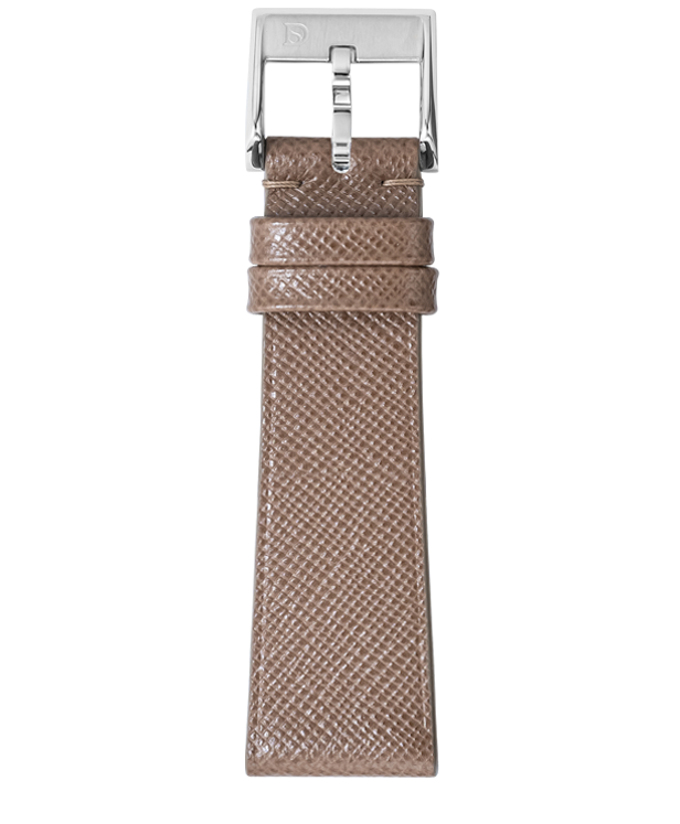 Taupe Saffiano Stitchless Strap