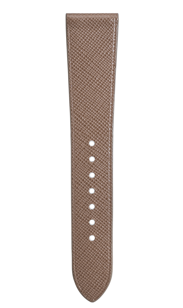 Taupe Saffiano Stitchless Strap