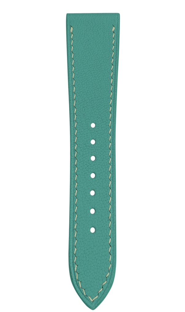 Turquoise Chevre Strap for Cartier Tank