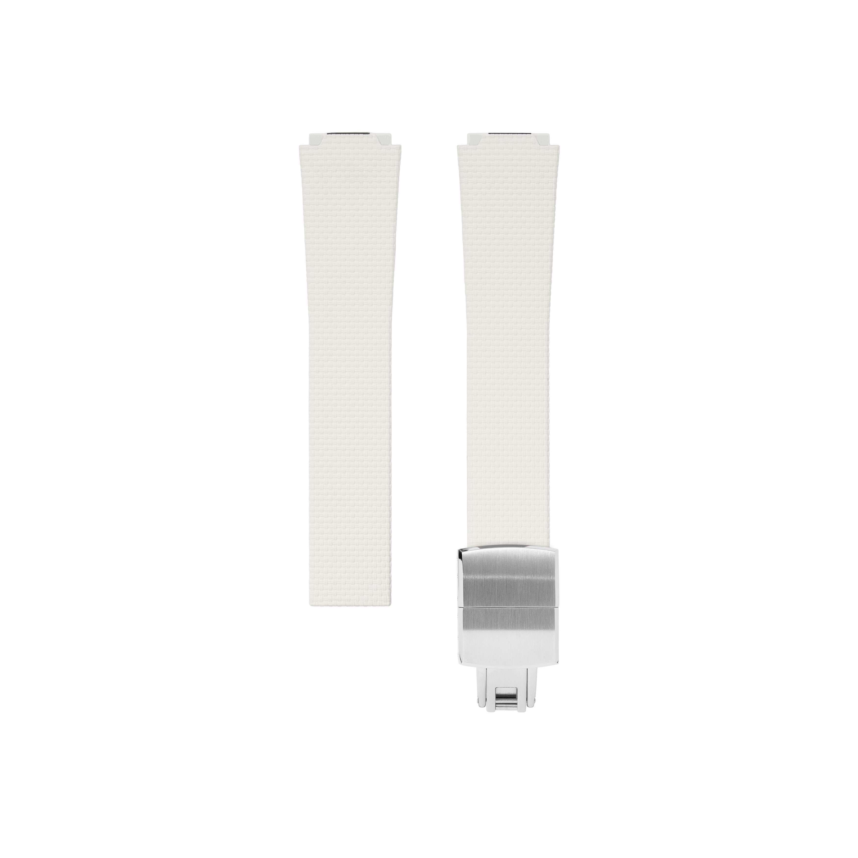 White Sailcloth CTS Rubber Strap for Atelier Wen Perception