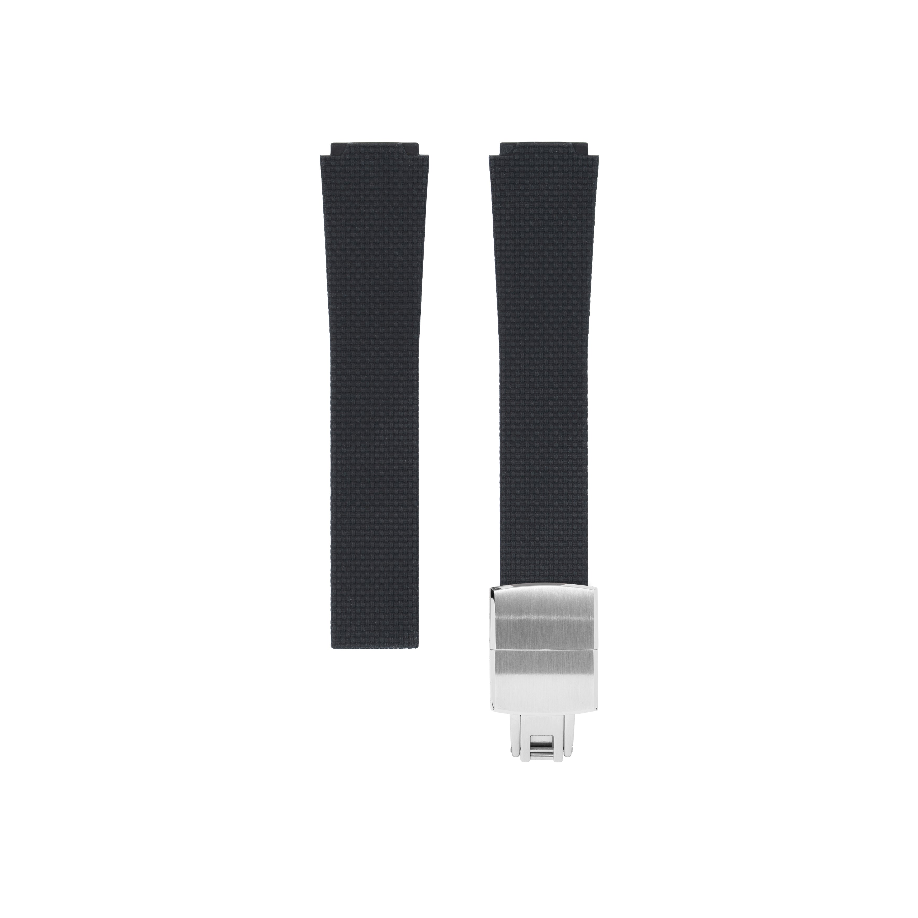 Black Sailcloth CTS Rubber Strap for Atelier Wen Perception