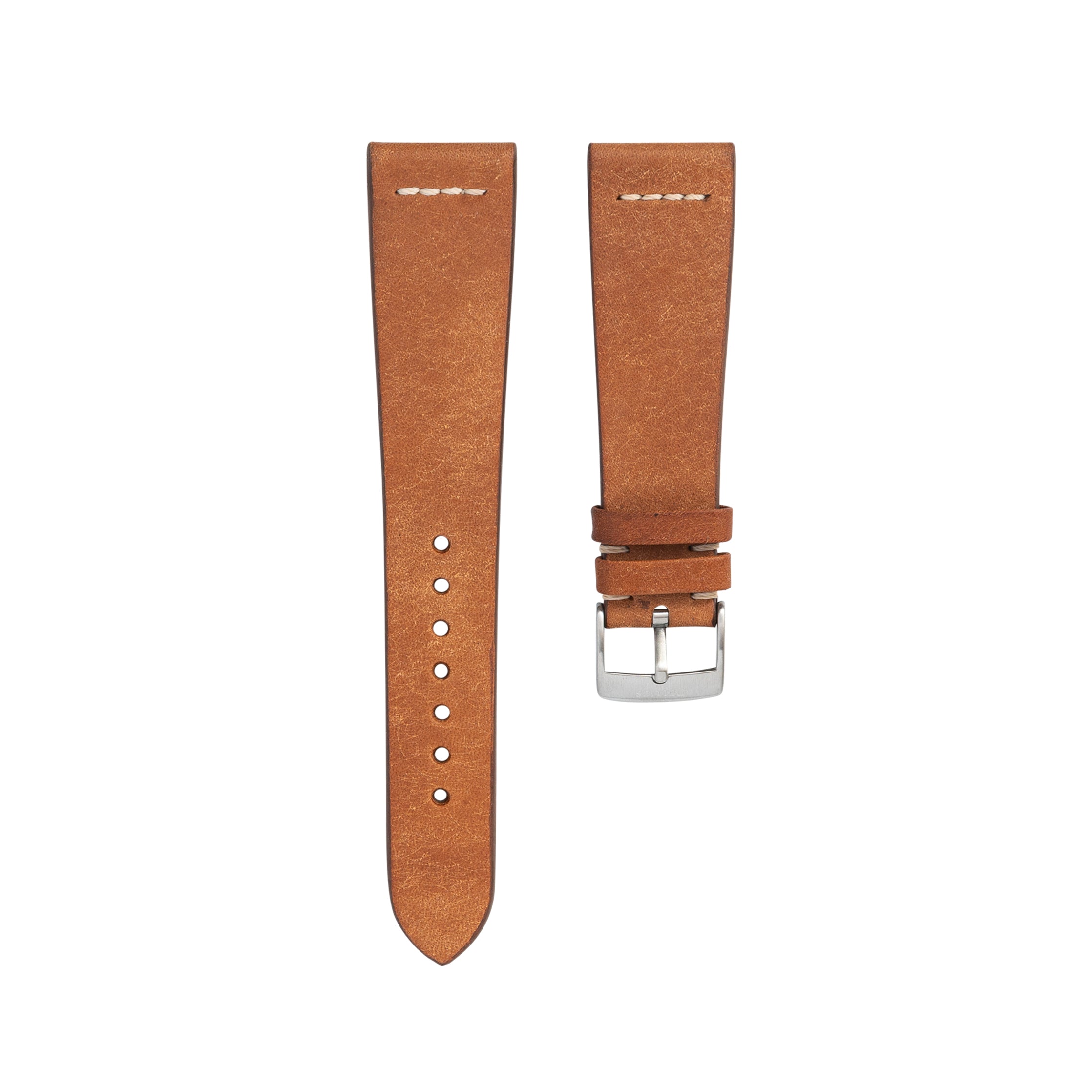 Cognac Pueblo Row-Stitch Strap