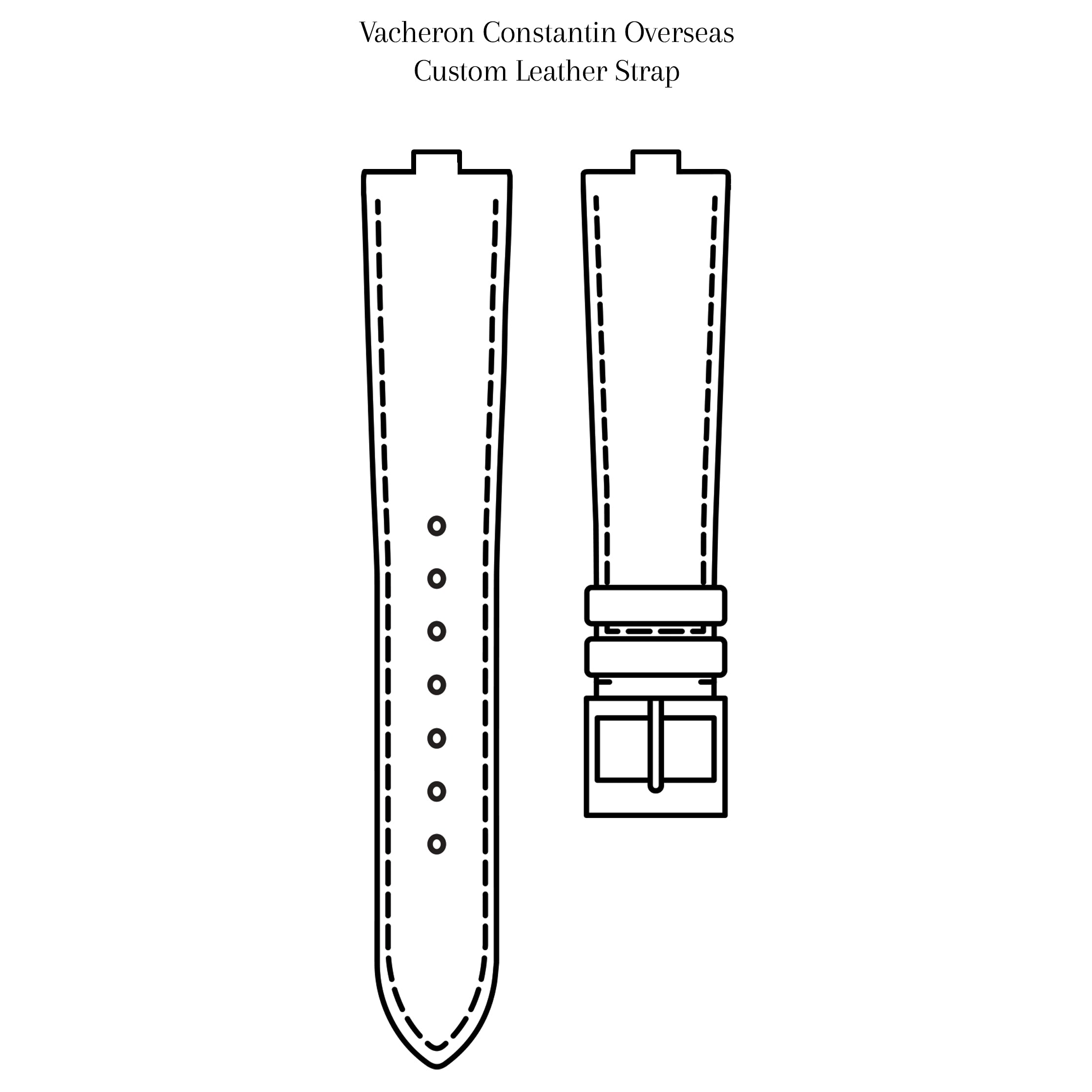 Custom Watch Strap for Vacheron Constantin Overseas