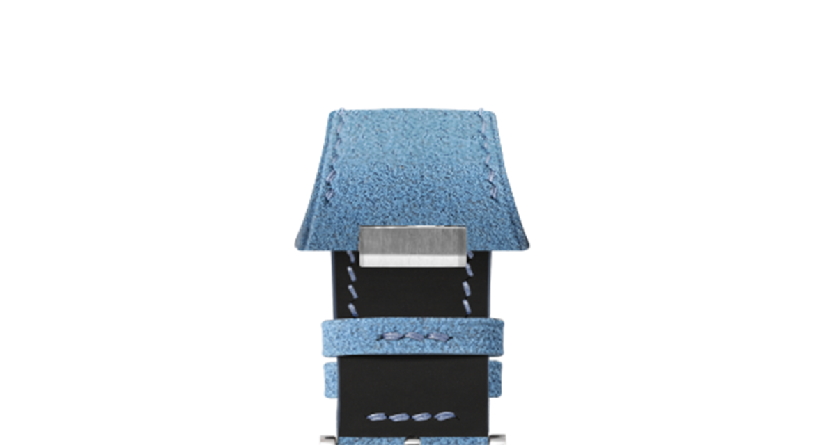 Baby Blue Alcantara Strap for Tissot PRX