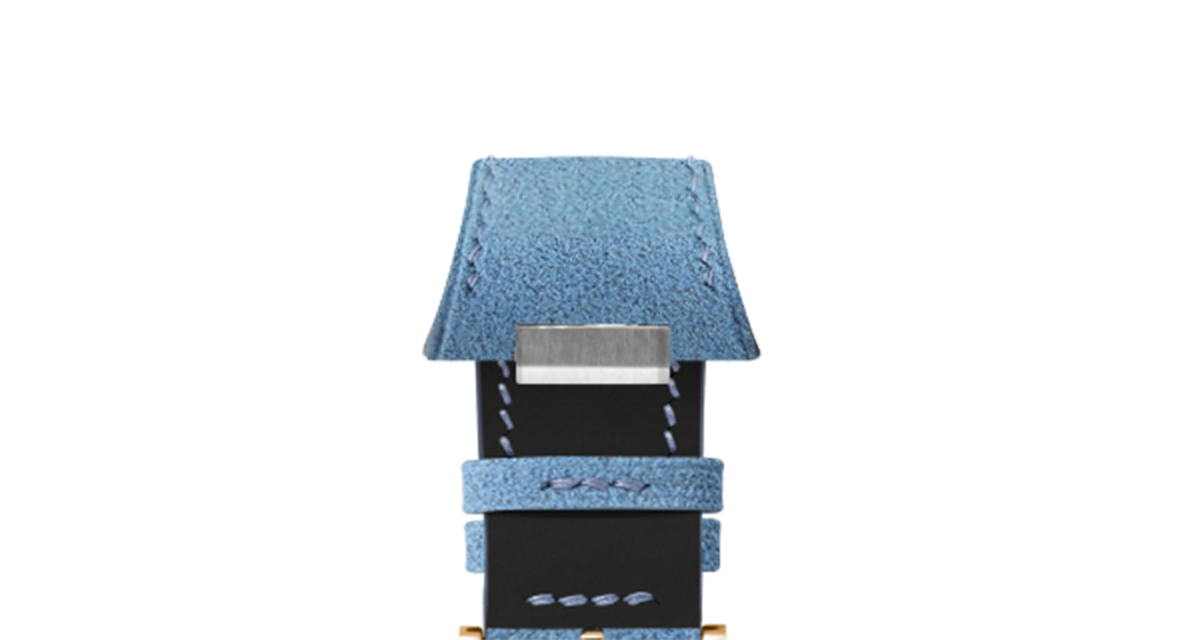Baby Blue Alcantara Strap for Tissot PRX