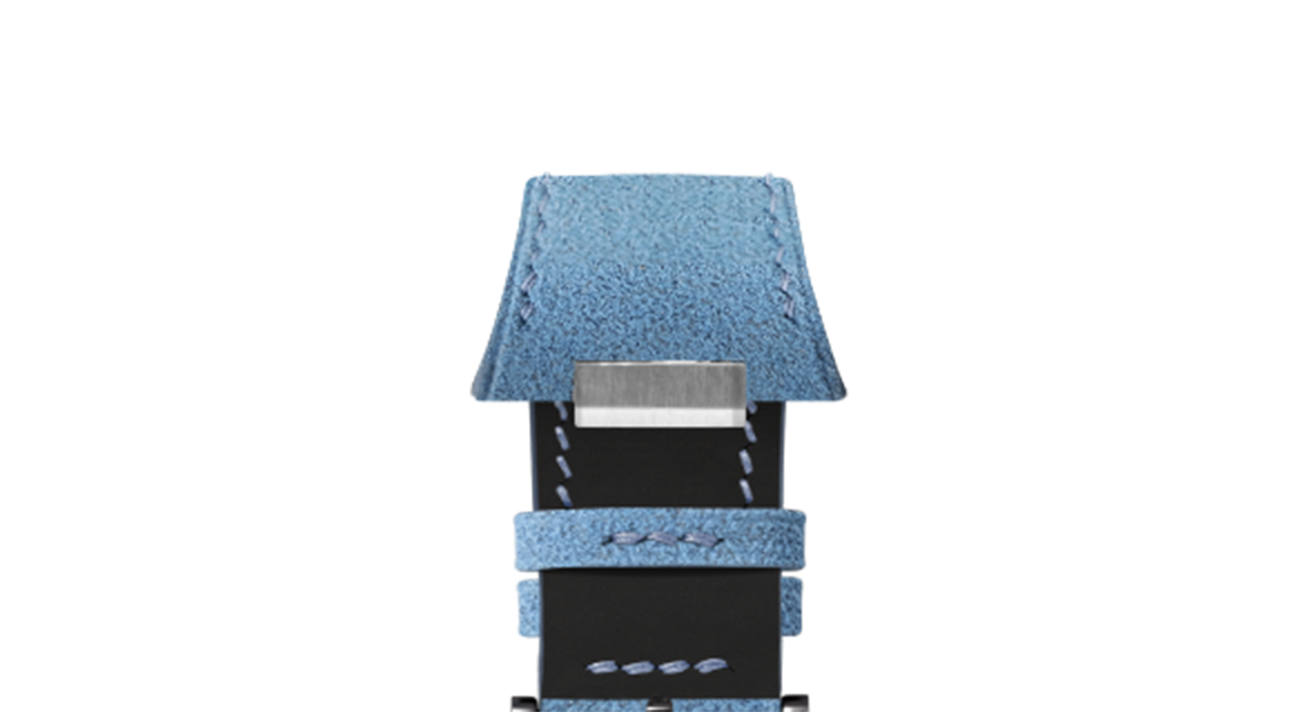 Baby Blue Alcantara Strap for Tissot PRX