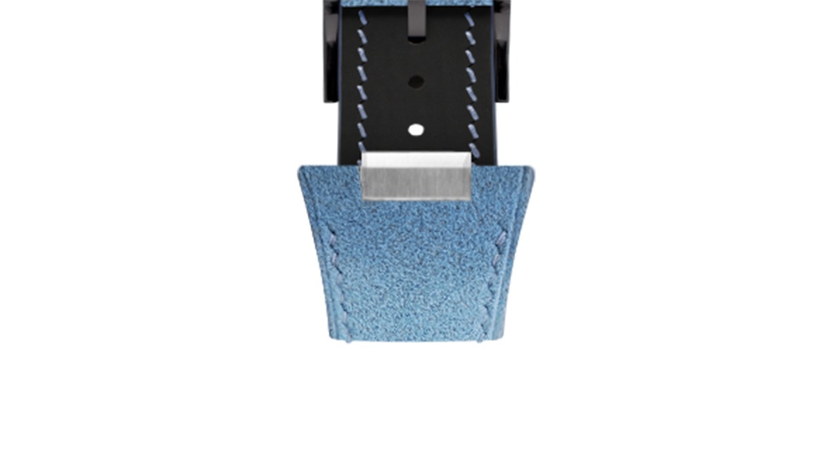 Baby Blue Alcantara Strap for Tissot PRX