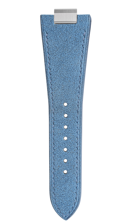 Baby Blue Alcantara Strap for Tissot PRX
