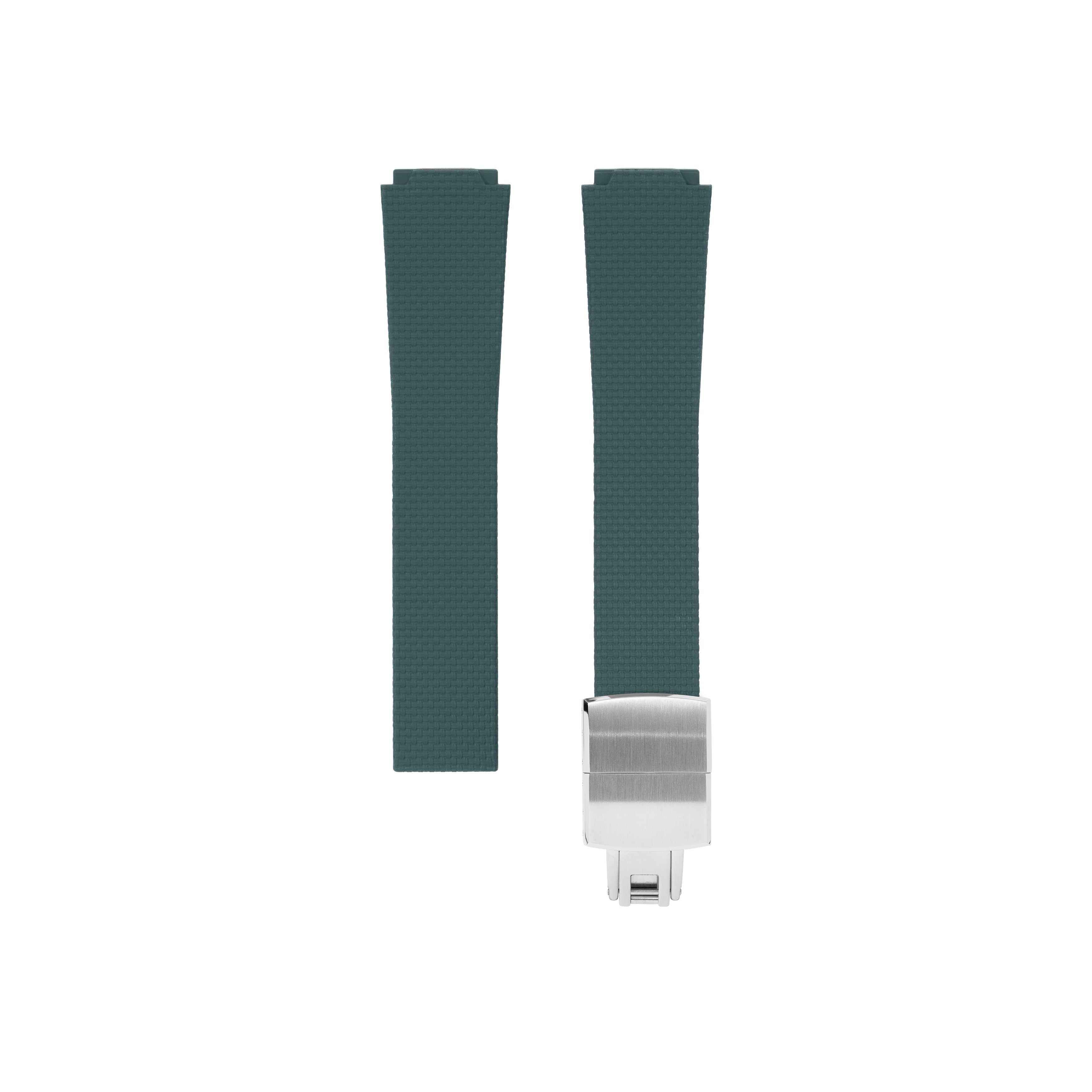 Emerald Green Sailcloth CTS Rubber Strap for Atelier Wen Perception