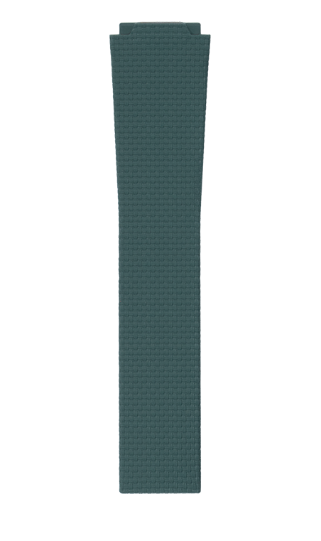 Emerald Green Sailcloth CTS Rubber Strap for Atelier Wen Perception