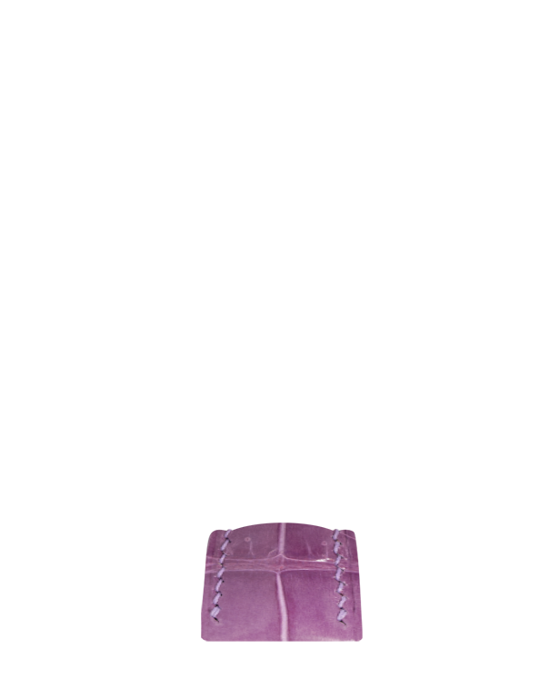 Glossy Lilac Crocodile Signature Strap