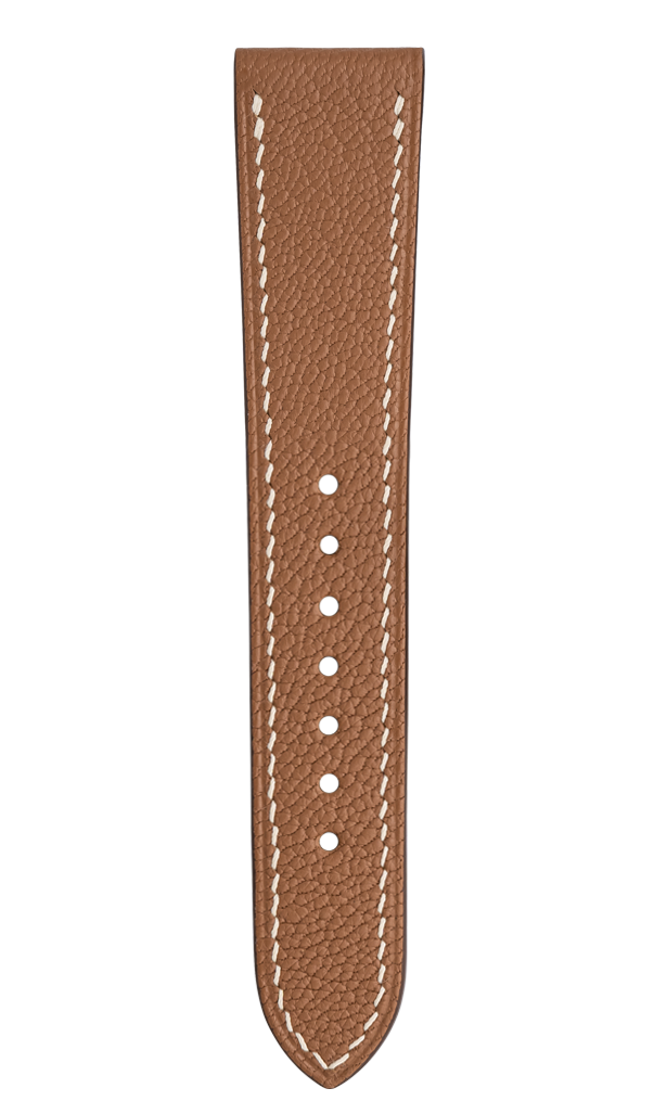 Gold Chevre Strap for Cartier Tank