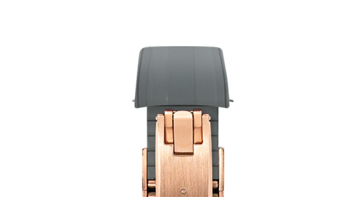 Grey CTS Rubber Strap for Rolex Submariner 41mm