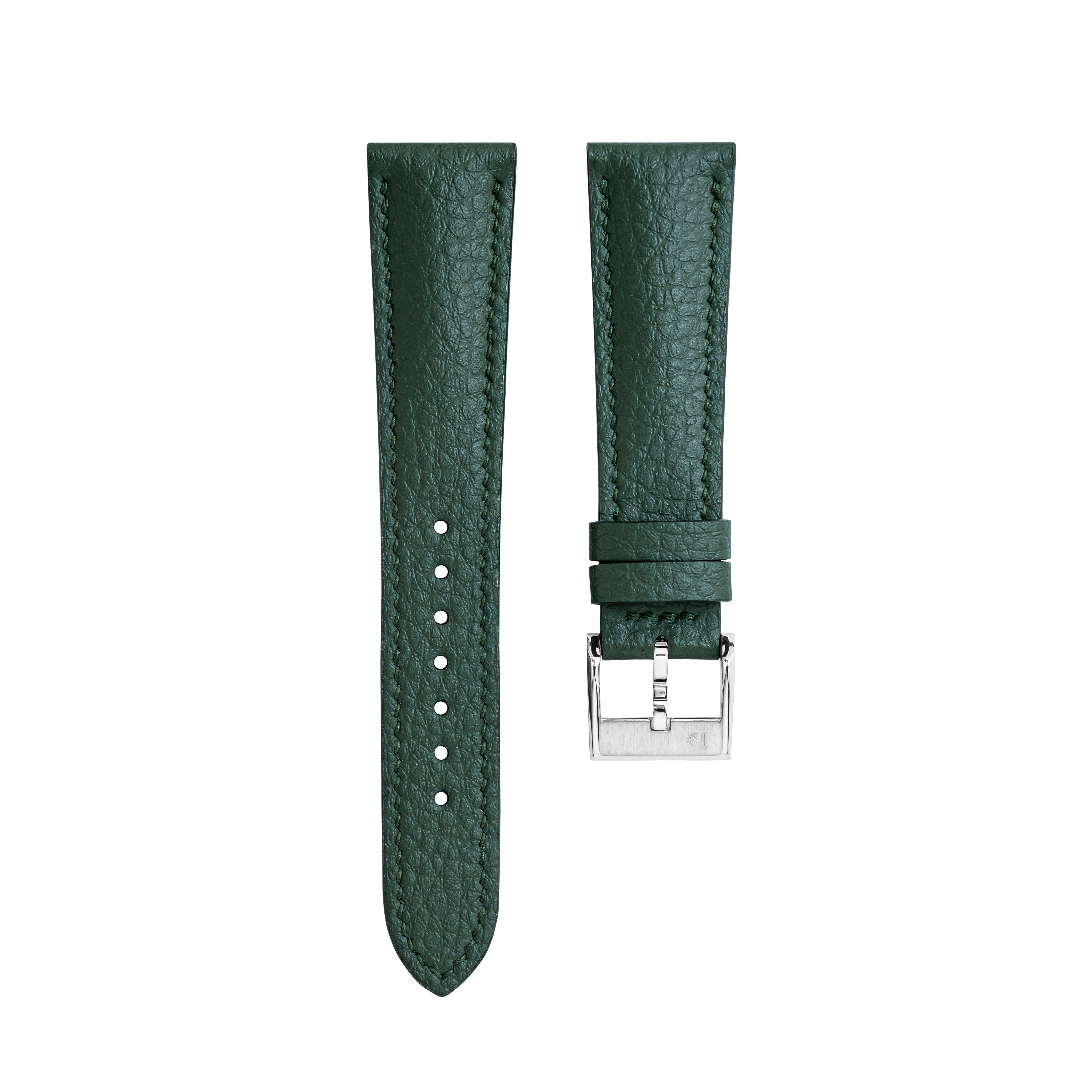Hunter Green Rubberised Leather (Togo) Signature Strap