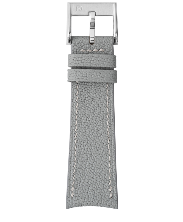 Light Grey Chevre Slim (Curved) Strap