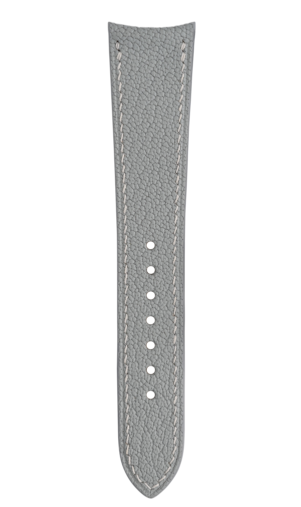 Light Grey Chevre Slim (Curved) Strap