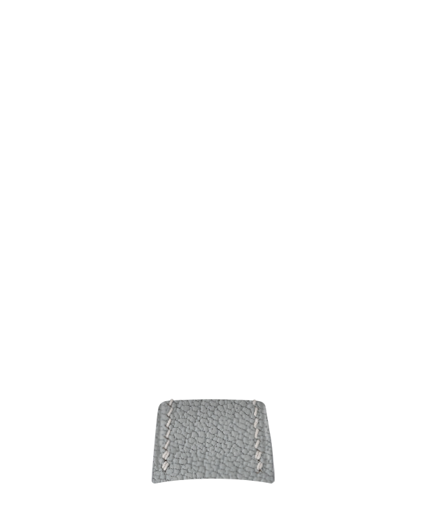 Light Grey Chevre Slim (Curved) Strap
