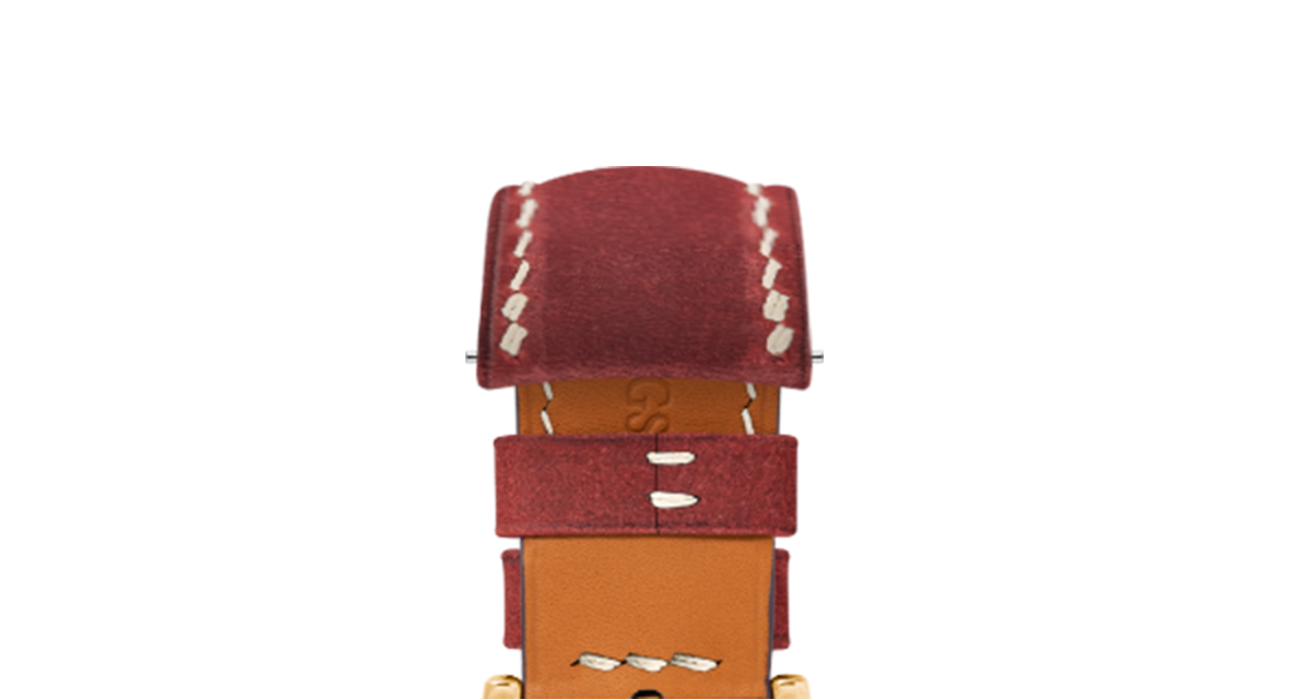 Maroon Crazy Horse Chunky Strap
