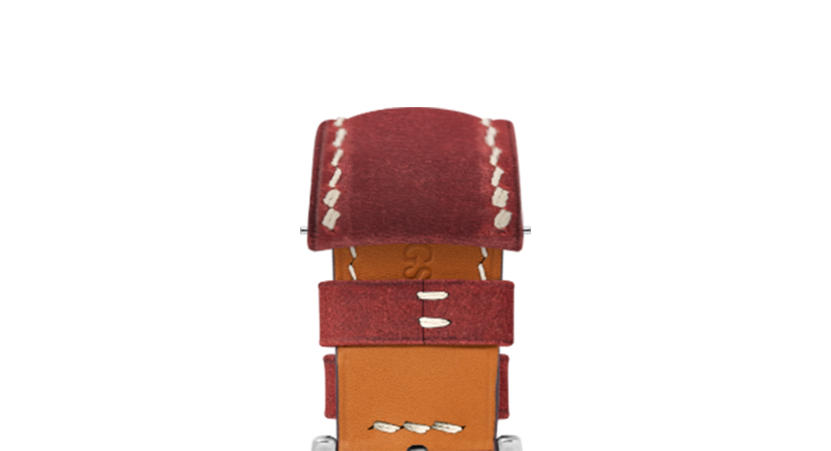 Maroon Crazy Horse Chunky Strap