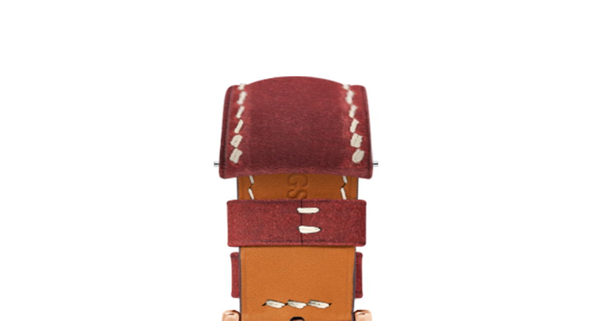Maroon Crazy Horse Chunky Strap