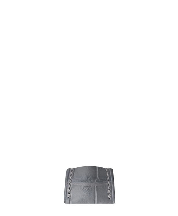 Matte Dolphin Grey Alligator Signature Strap