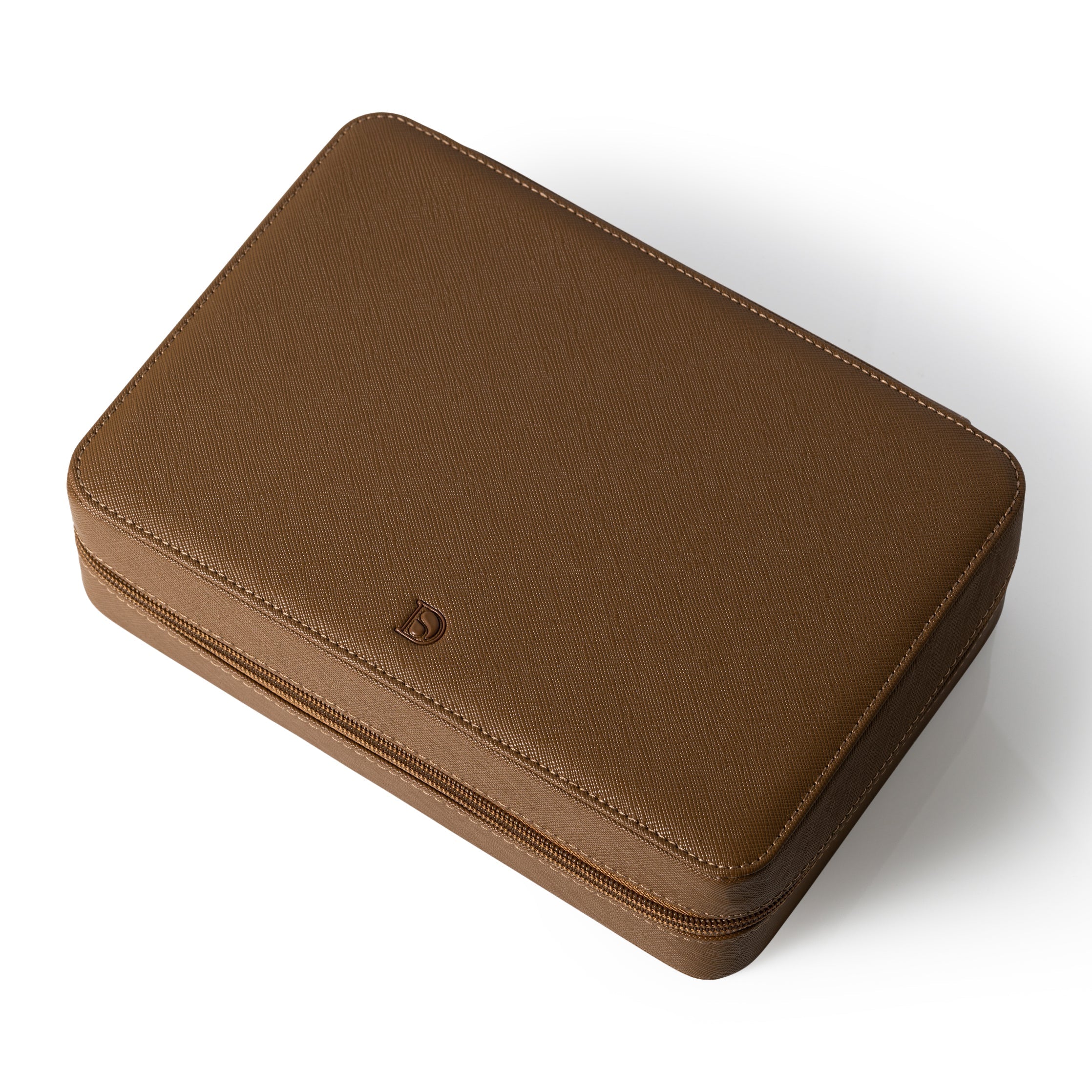 Zip Box (Eight) - Brown/Light Brown