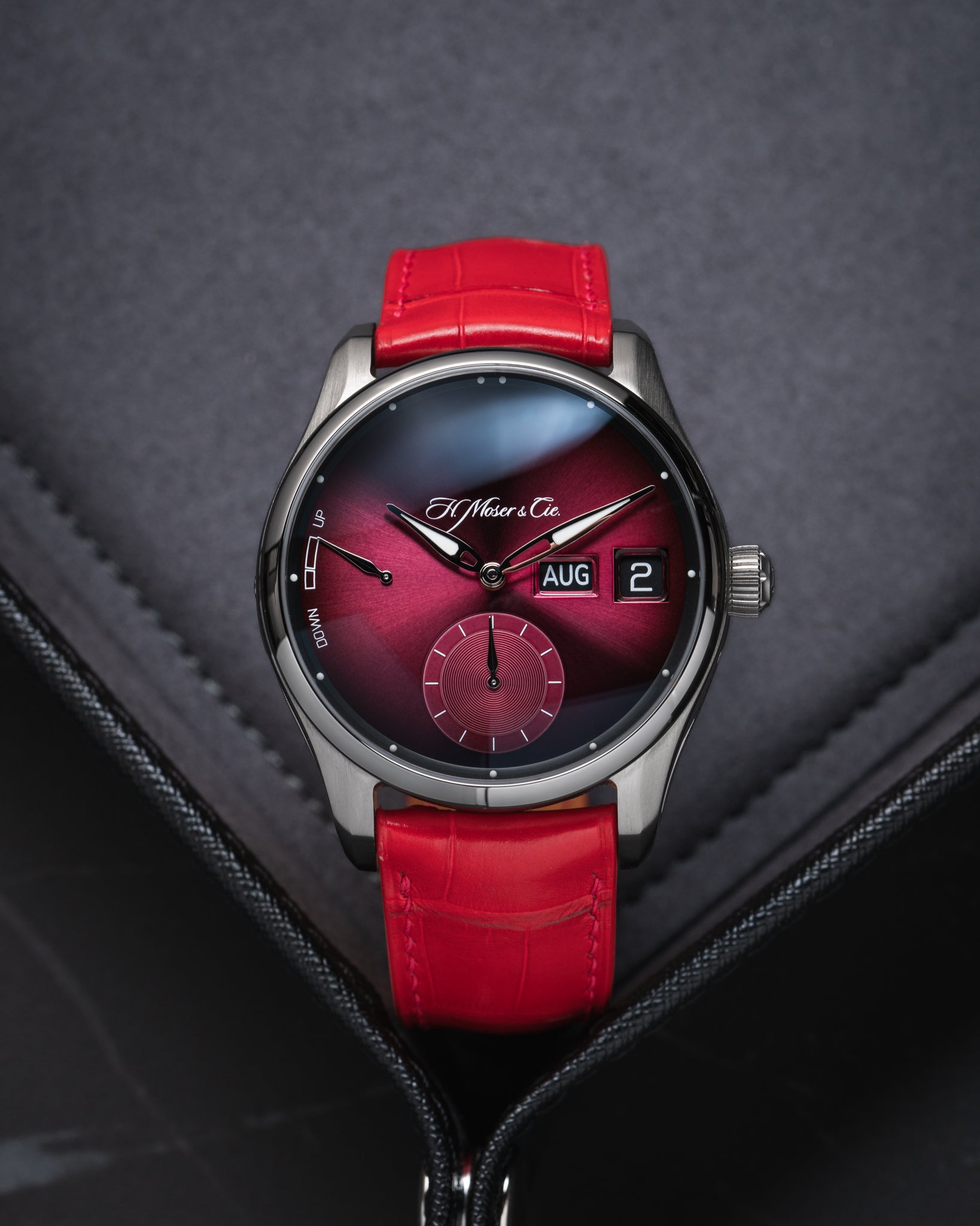 Matte Red Alligator Signature Strap