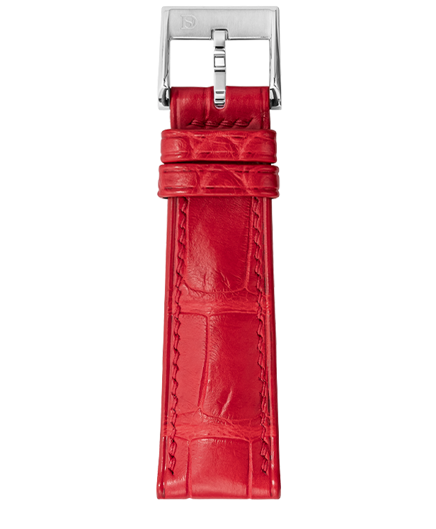 Matte Red Alligator Signature Strap