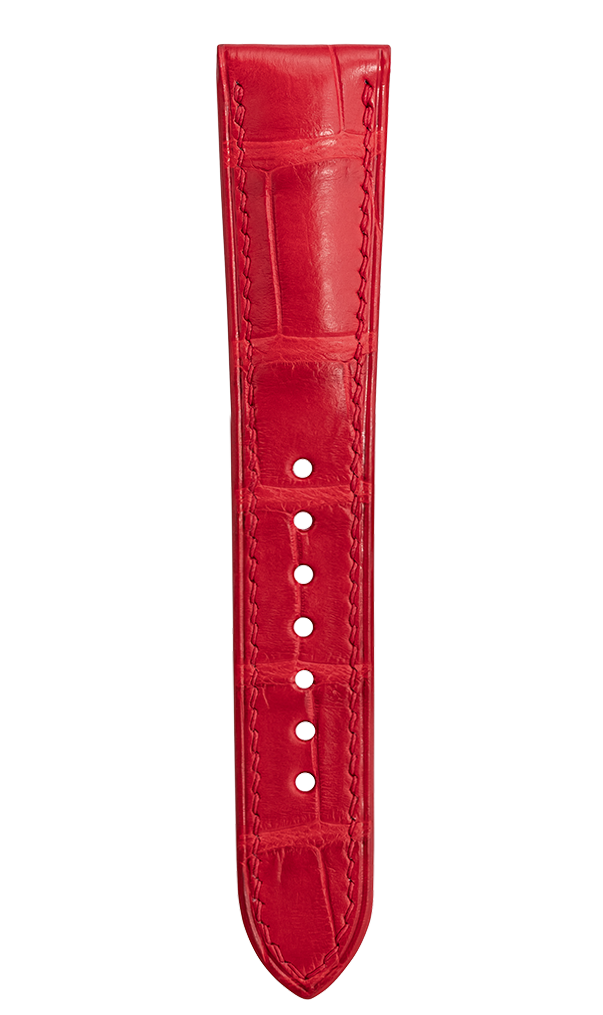 Matte Red Alligator Signature Strap