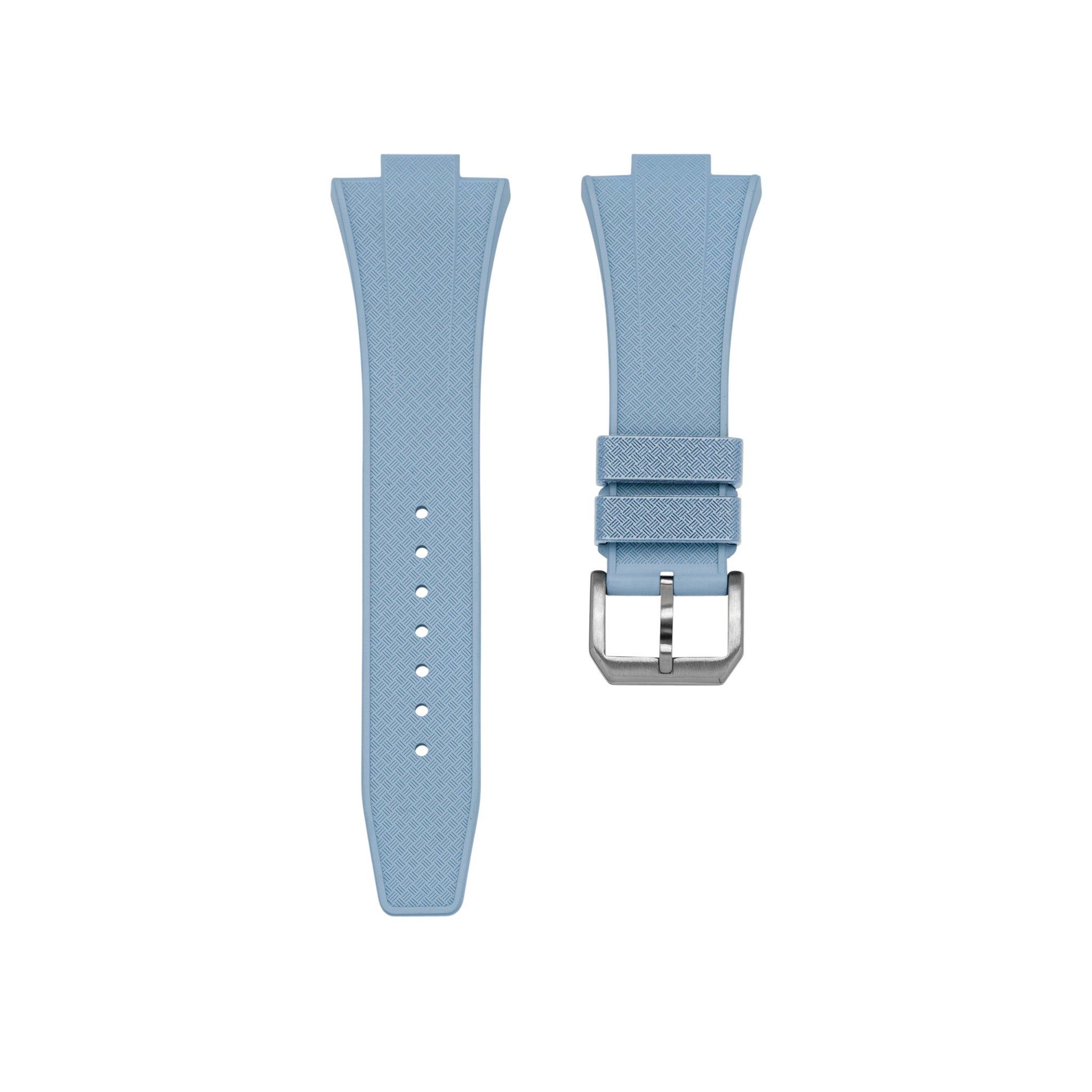 Baby Blue Rubber Strap for Tissot PRX