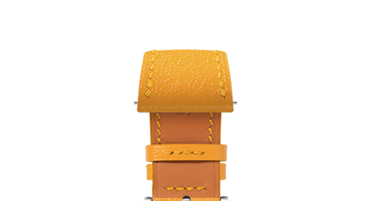 Mustard Chevre Slim Strap