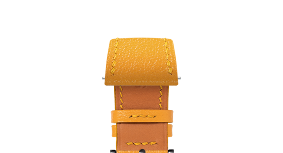 Mustard Chevre Slim Strap