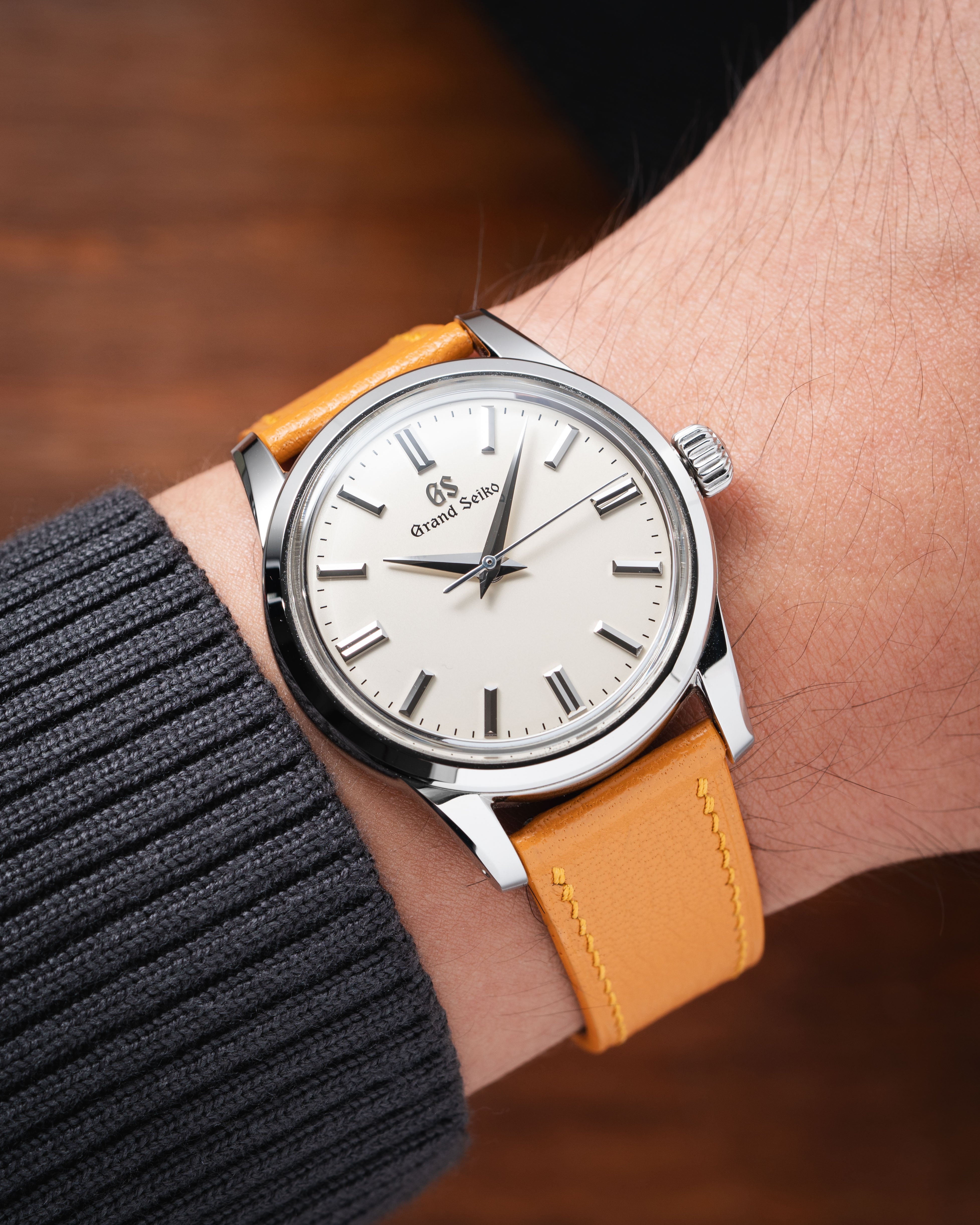 Mustard Chevre Slim Strap