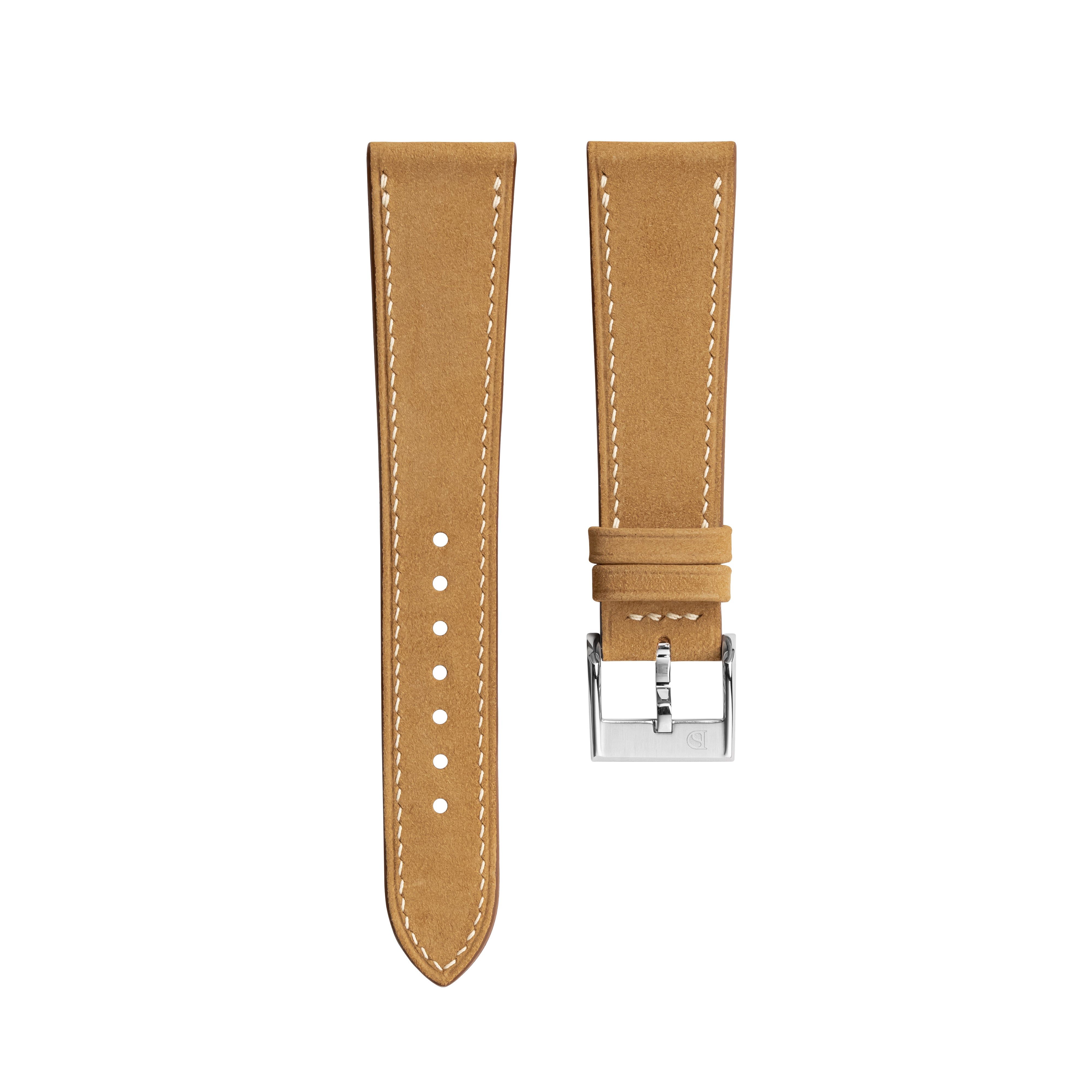Natural Nubuck Slim Strap