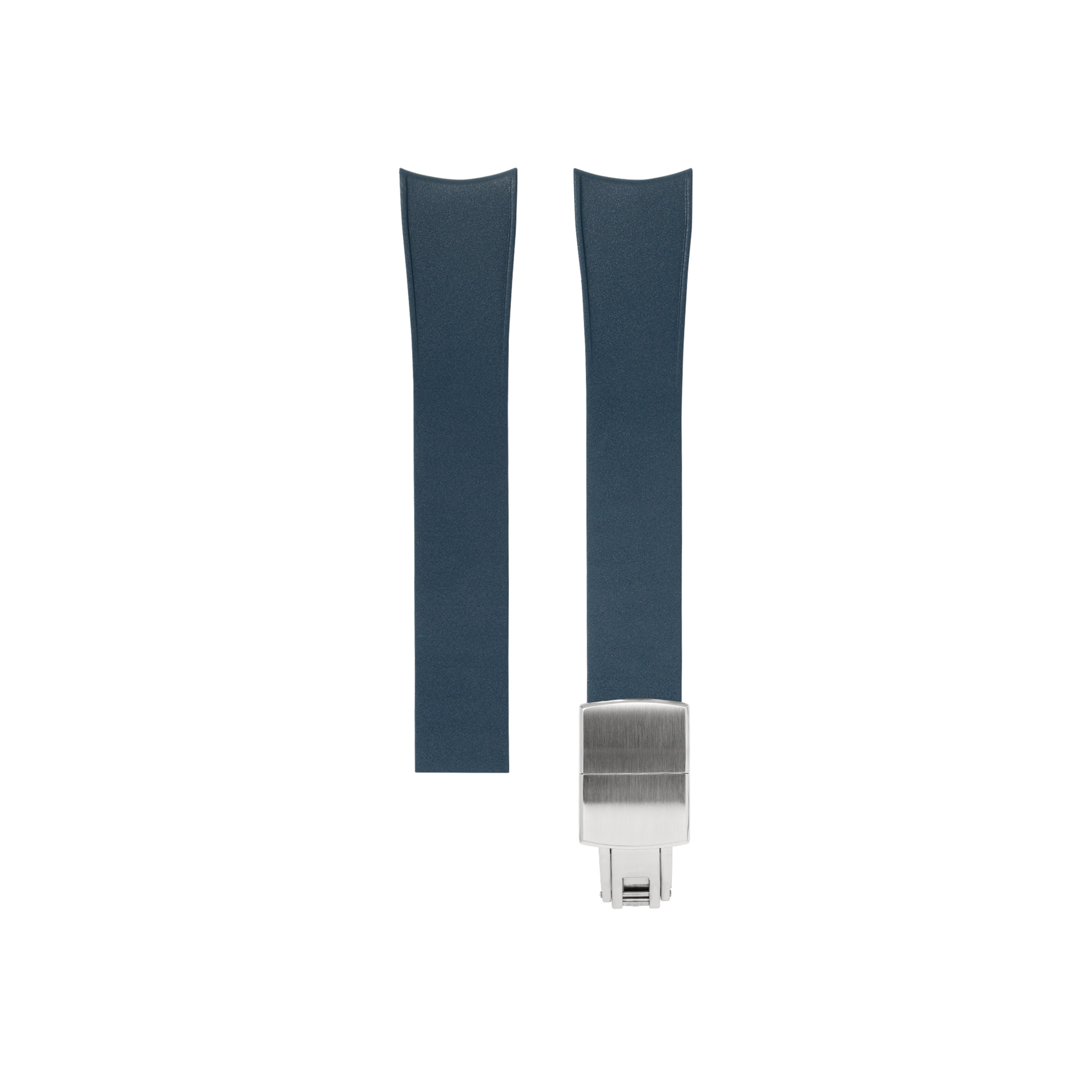 Navy Curved Rubber CTS Strap