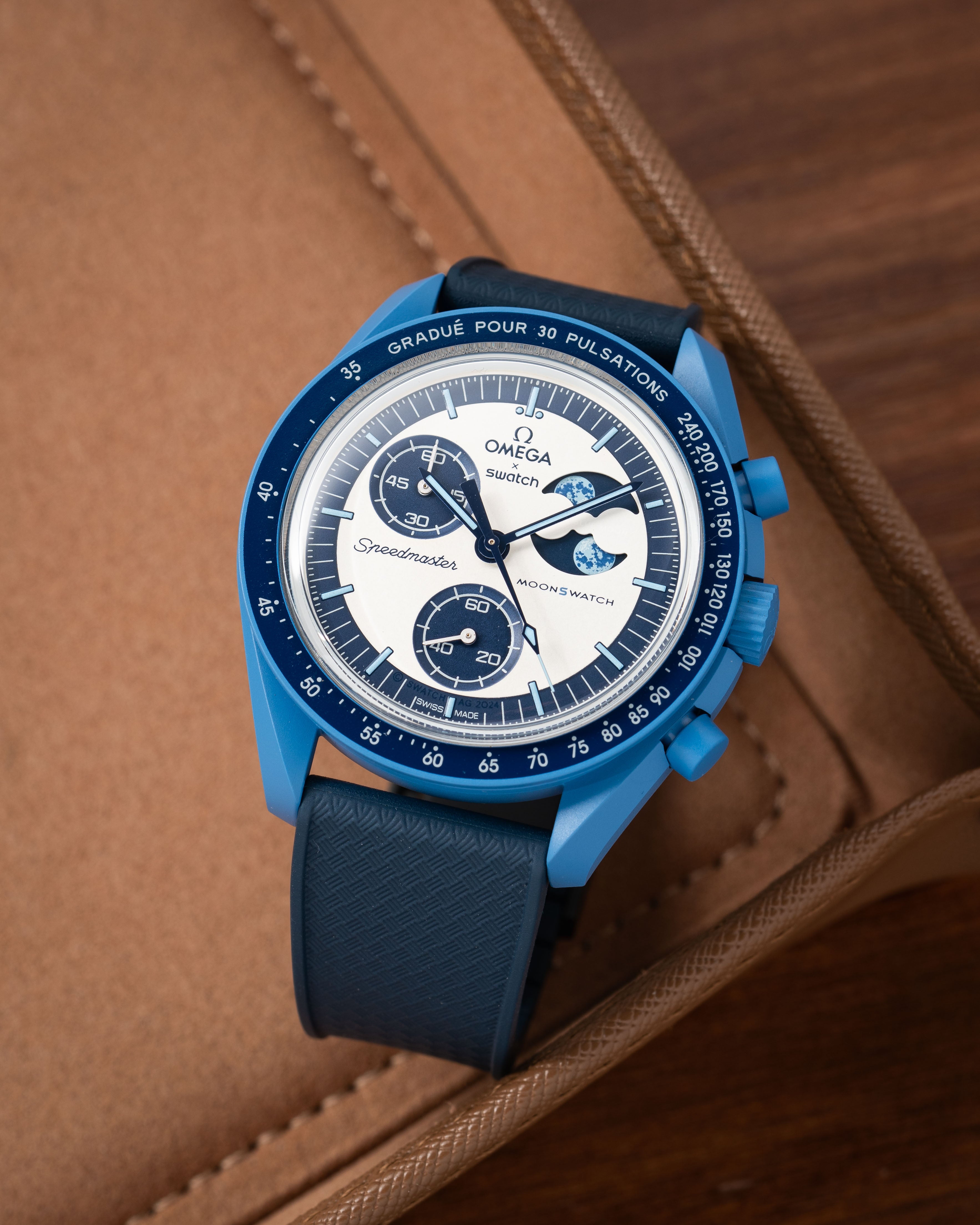 Navy Tropical Rubber CTS Strap