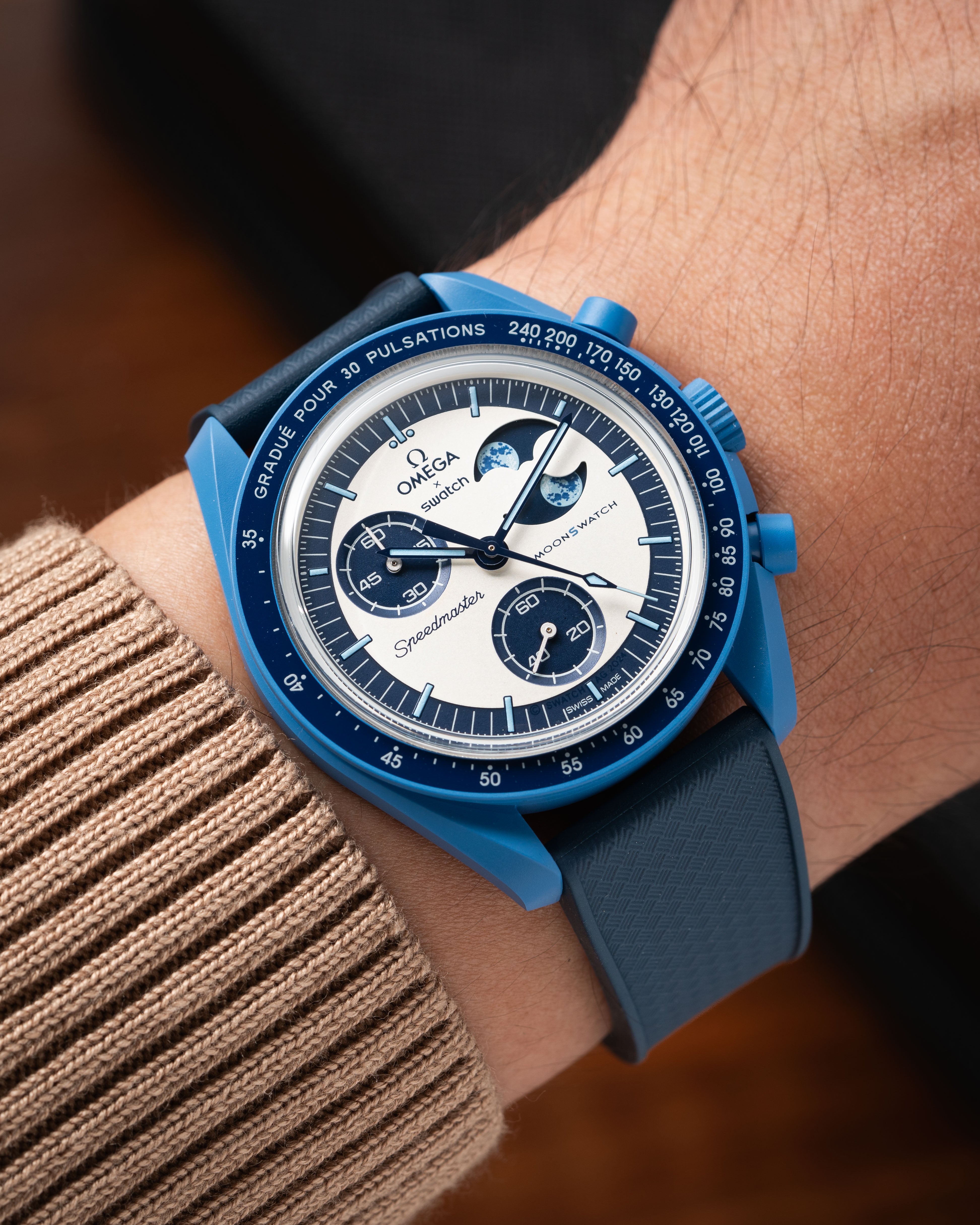 Navy Tropical Rubber CTS Strap