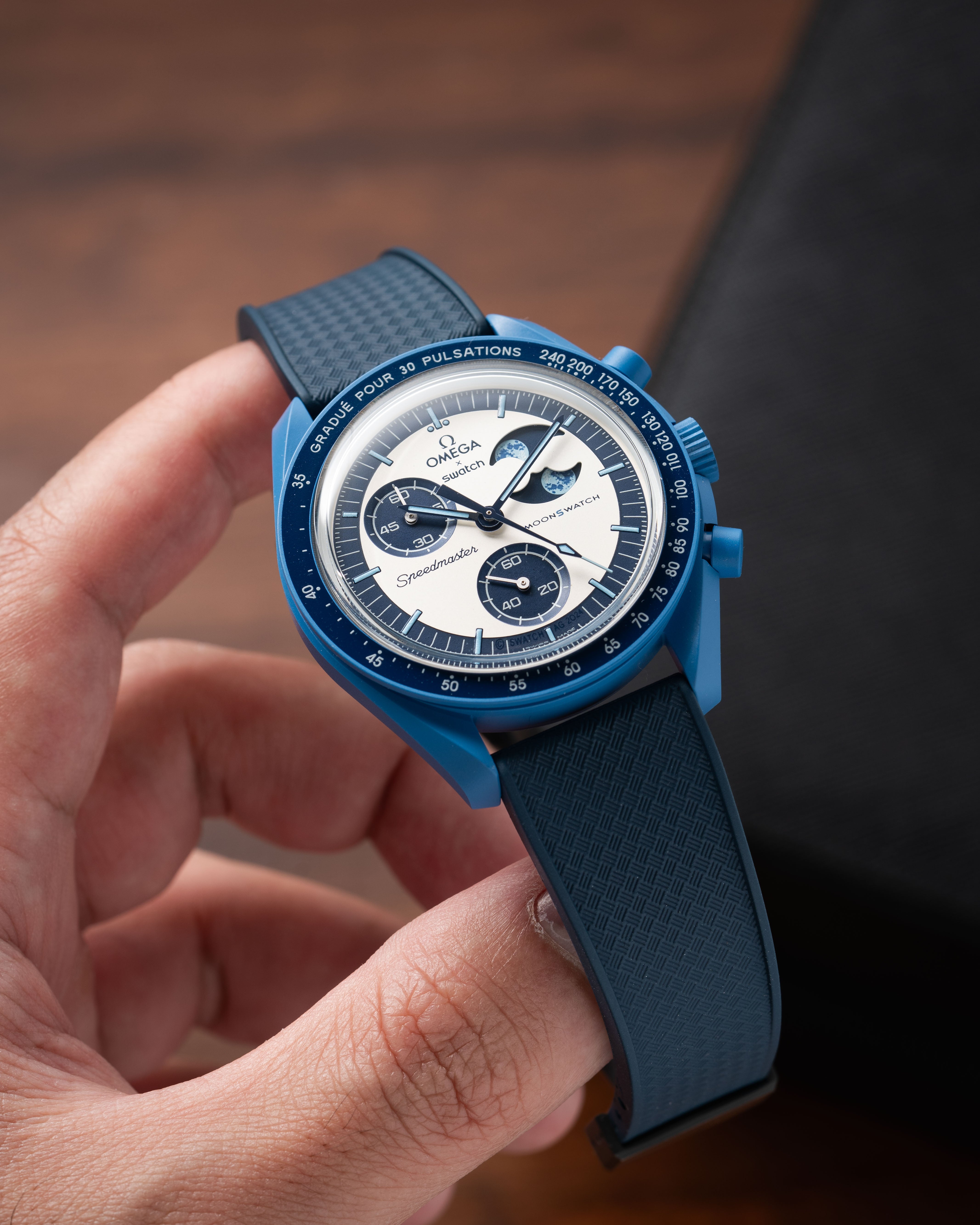 Navy Tropical Rubber CTS Strap
