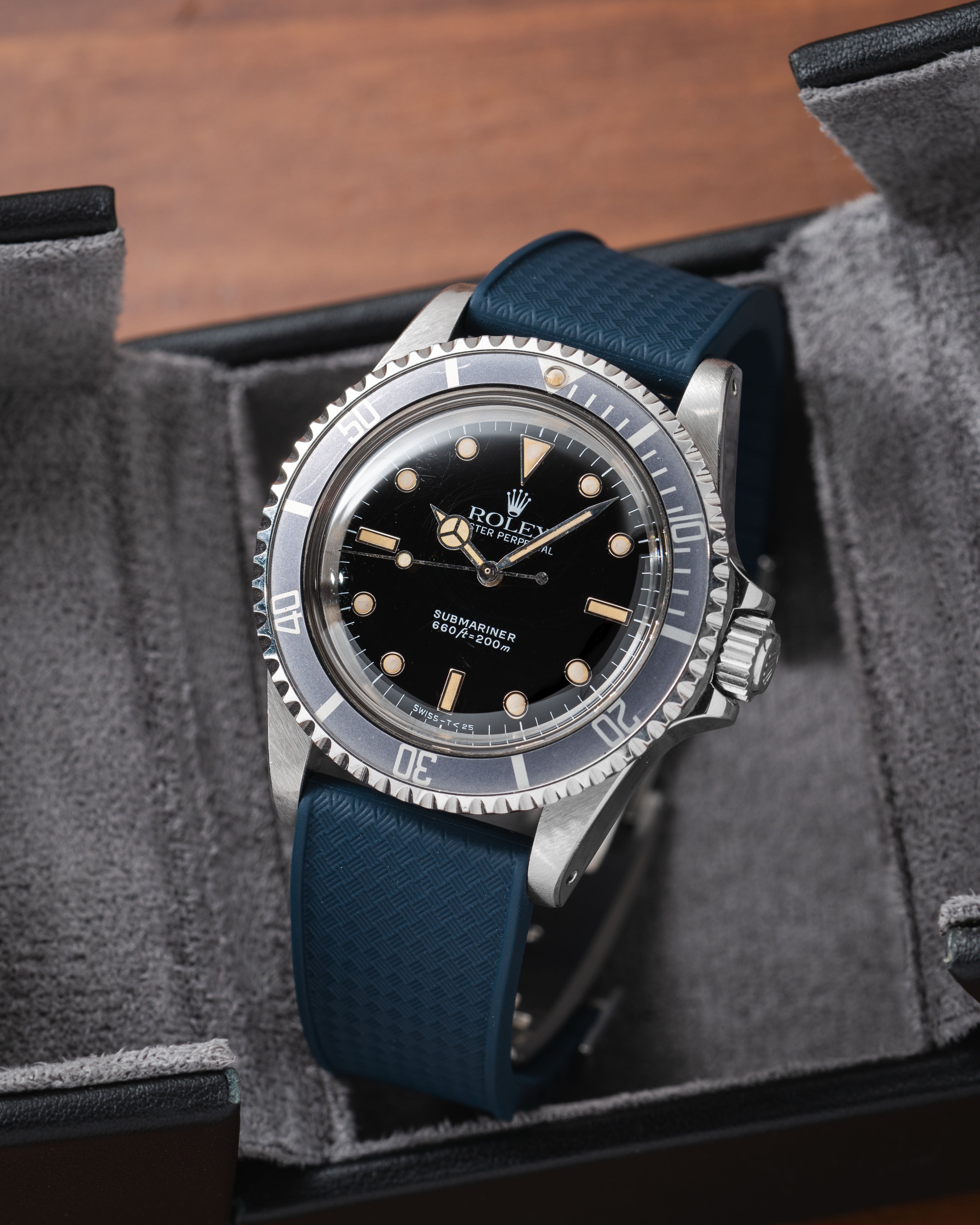 Navy Tropical Rubber CTS Strap