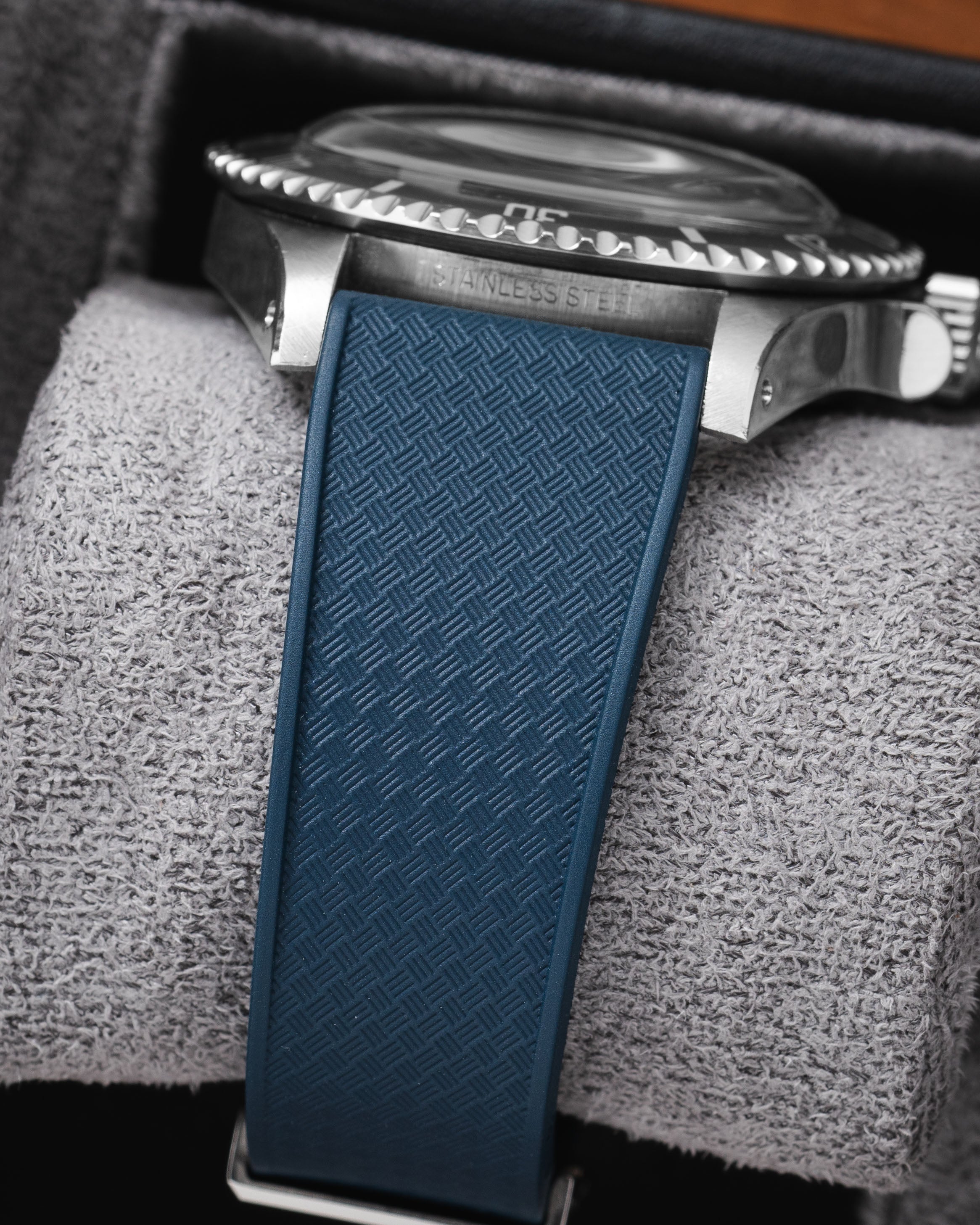 Navy Tropical Rubber CTS Strap