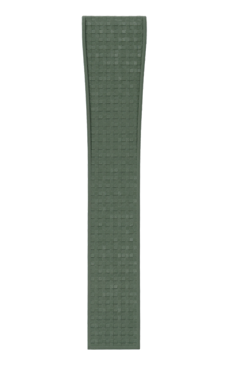 Olive Green Mosaic Rubber CTS Strap
