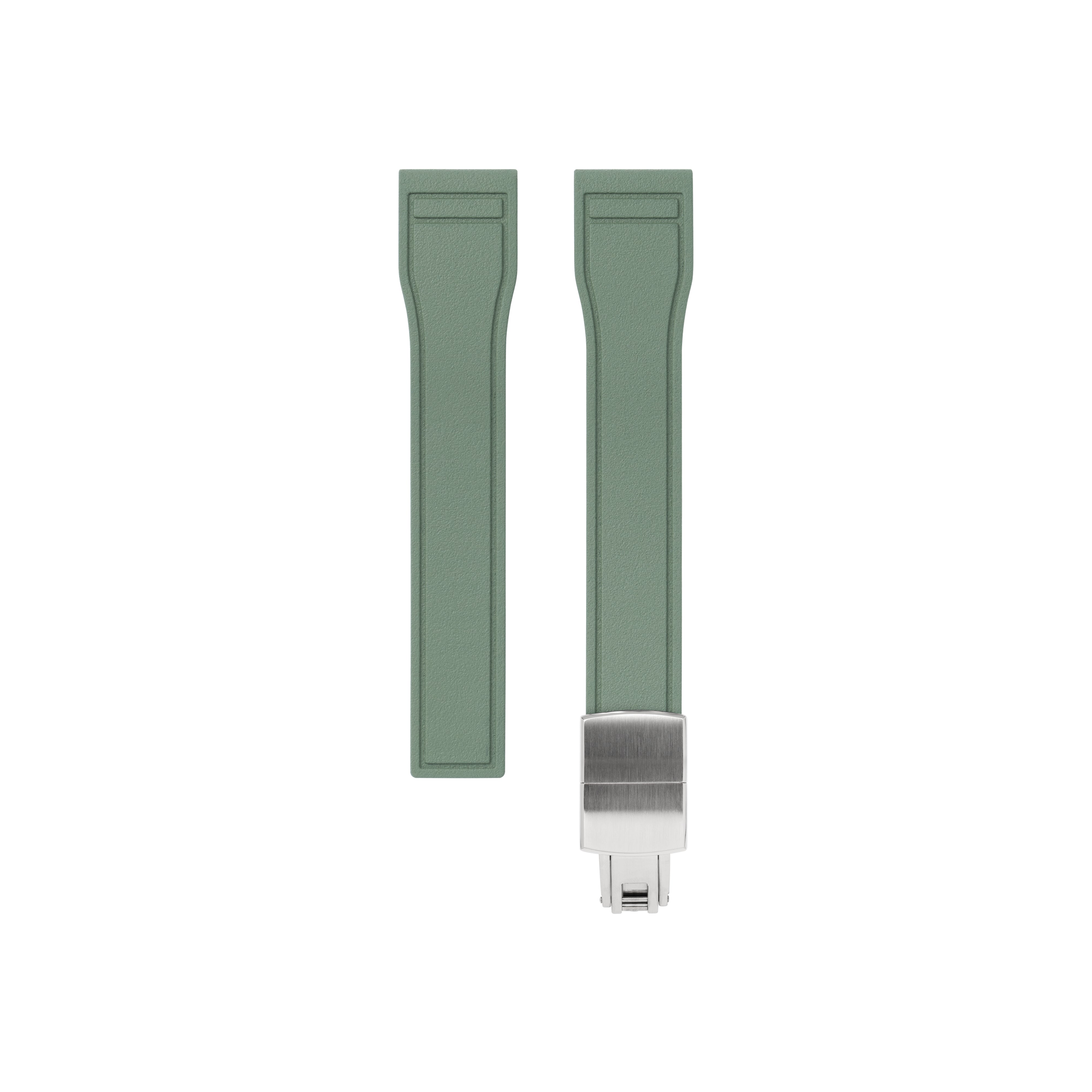 Olive Green Pilot Rubber CTS Strap