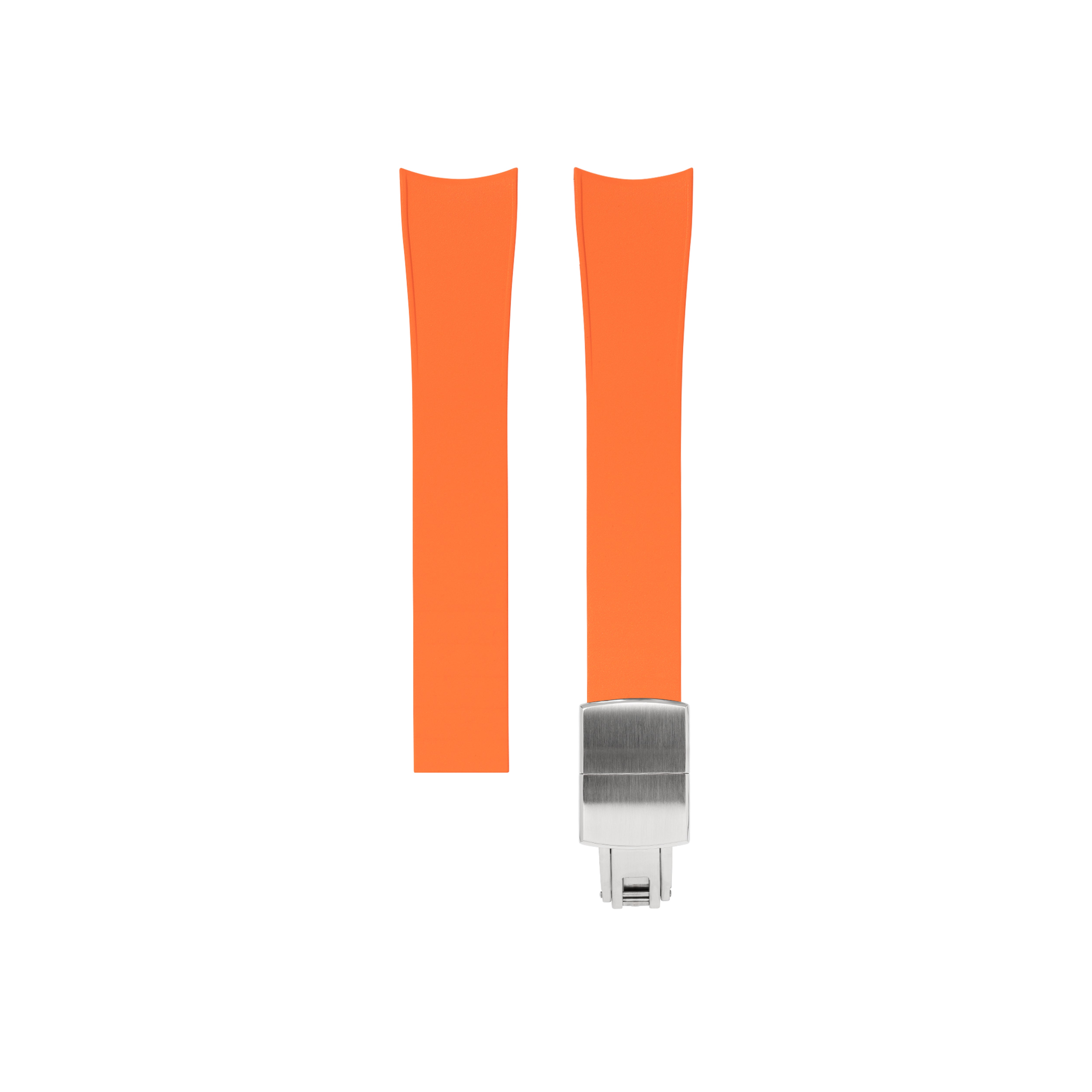 Orange Curved Rubber CTS Strap