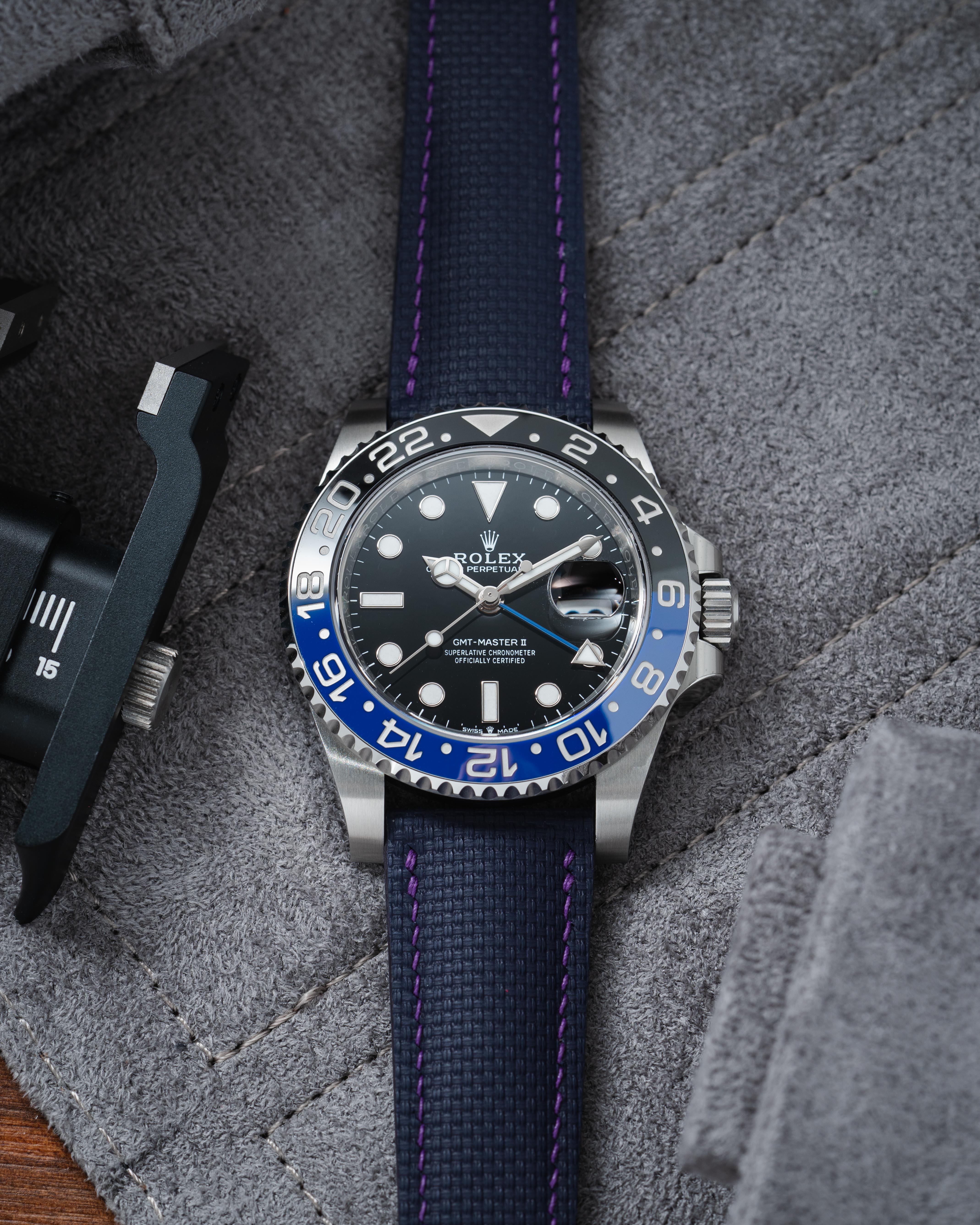 Purple Sailcloth Signature Strap