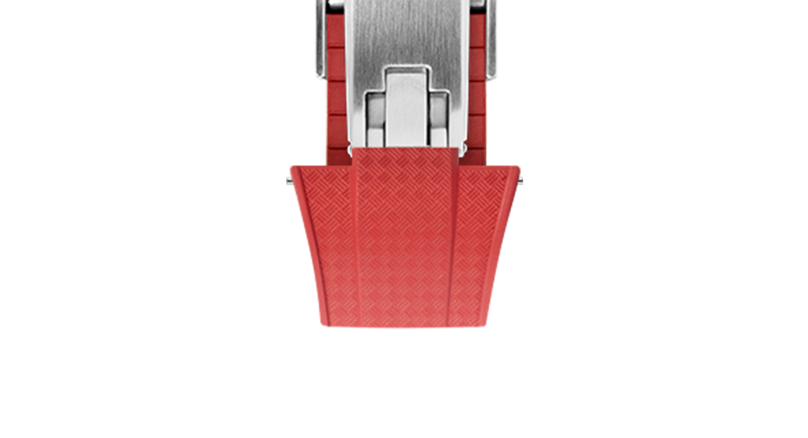 Red CTS Rubber Strap for Tissot PRX