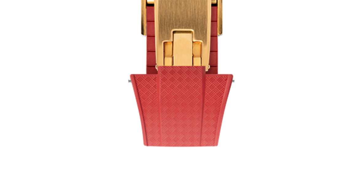 Red CTS Rubber Strap for Tissot PRX
