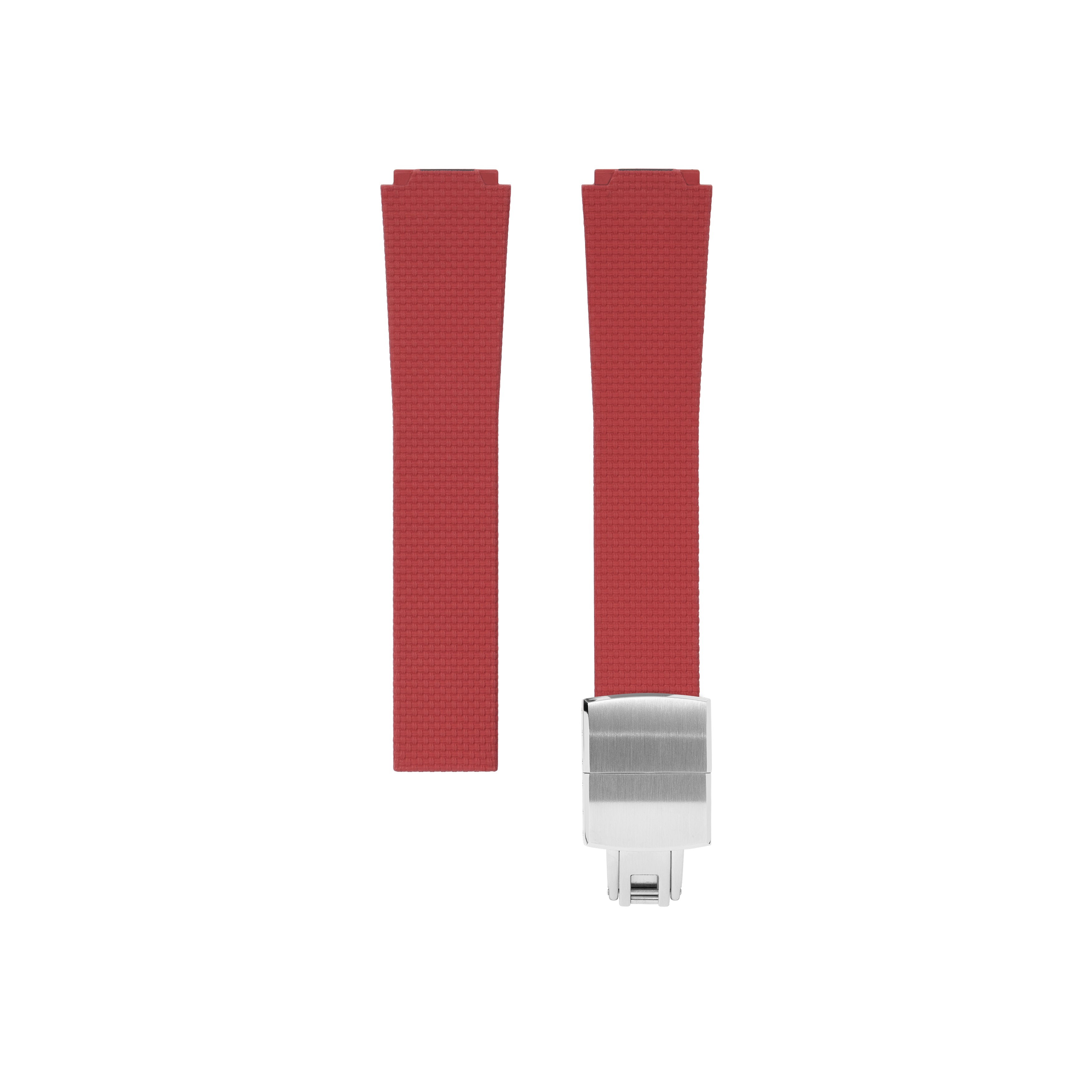 Red Sailcloth CTS Rubber Strap for Atelier Wen Perception