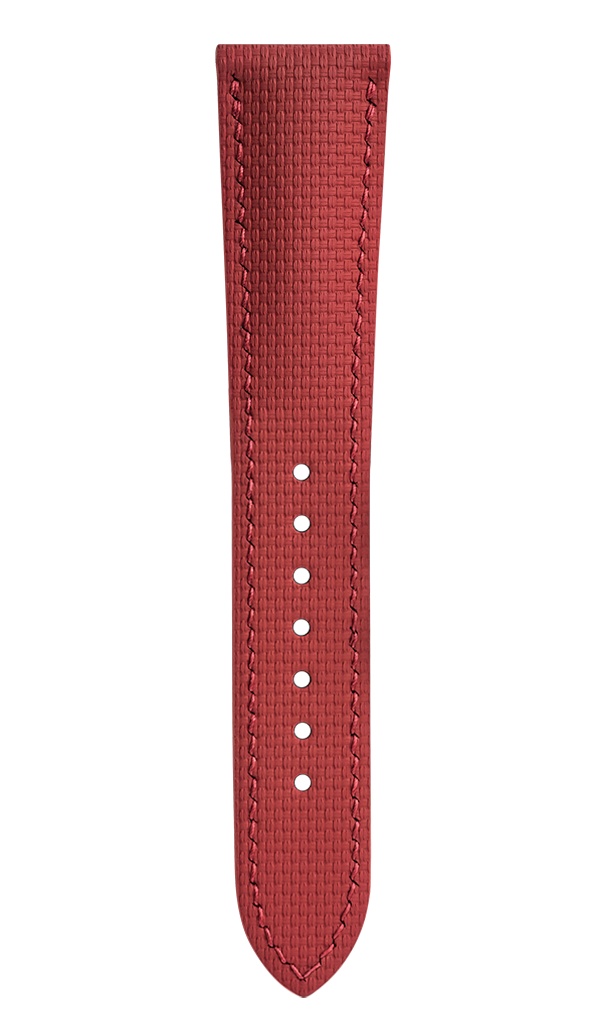 Red Sailcloth Signature Strap