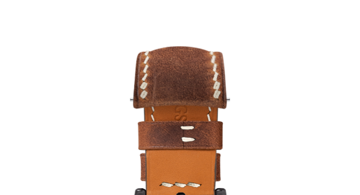 Rust Crazy Horse Chunky Strap