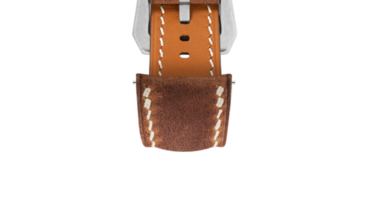 Rust Crazy Horse Chunky Strap